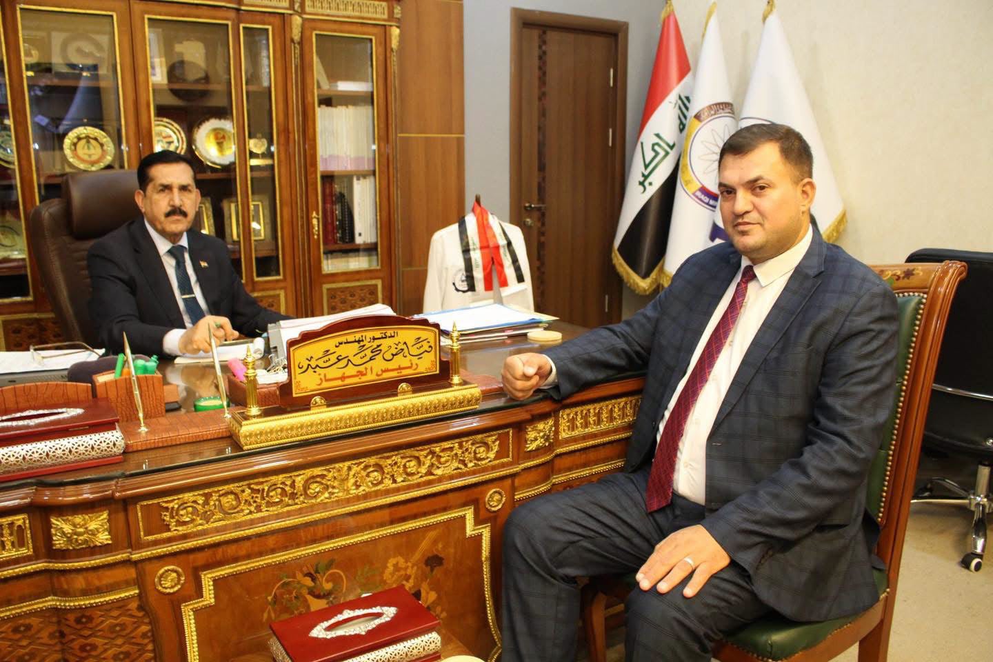 مؤسسة نبض الوطن تبحث مع الجهاز المركزي للتقييس والسيطرة النوعية تطوير الكوادر ومواكبة التحول الرقمي