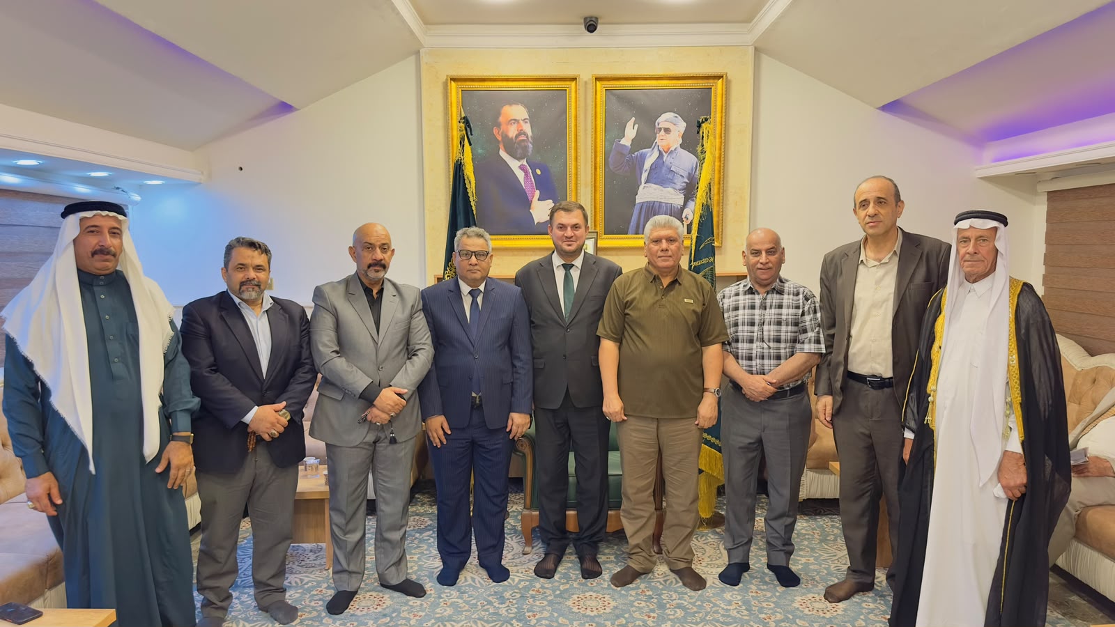 وفد من مؤسسة نبض الوطن يزور المجلس الثقافي الكسنزاني في بغداد